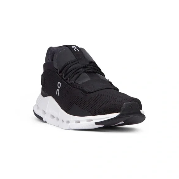 On Running Women's Cloudnova (Style 26.99113) Black/White - Picture 2 of 10